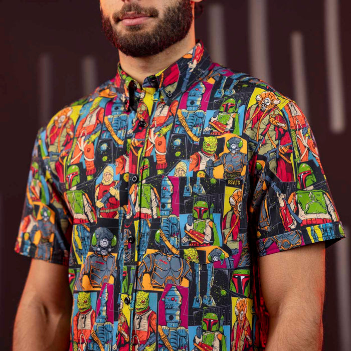 RSVLTS Star Wars Short Sleeve Shirt Star Wars "Any Methods Necessary" – KUNUFLEX Short Sleeve Shirt