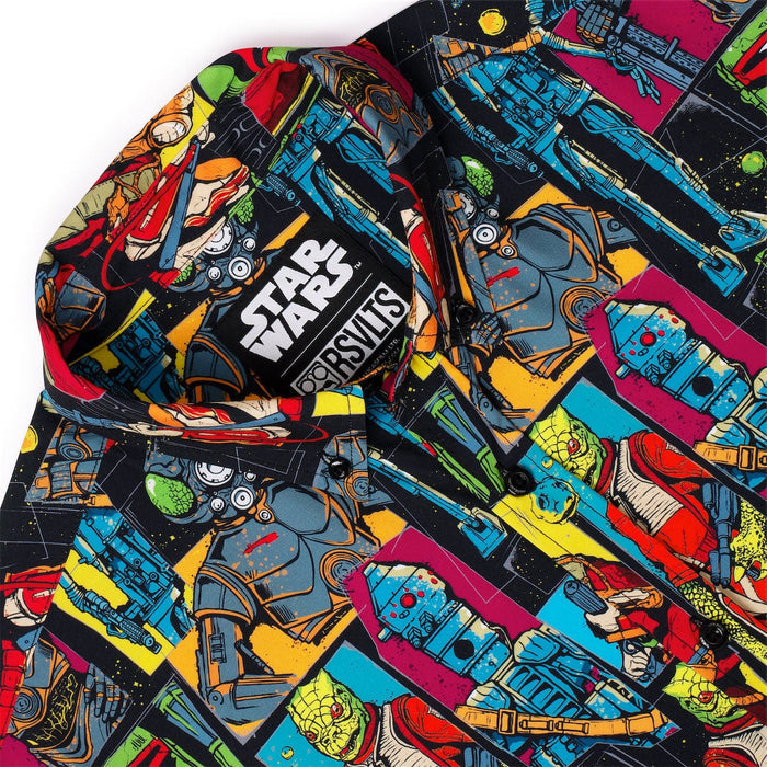 RSVLTS Star Wars Short Sleeve Shirt Star Wars "Any Methods Necessary" – KUNUFLEX Short Sleeve Shirt