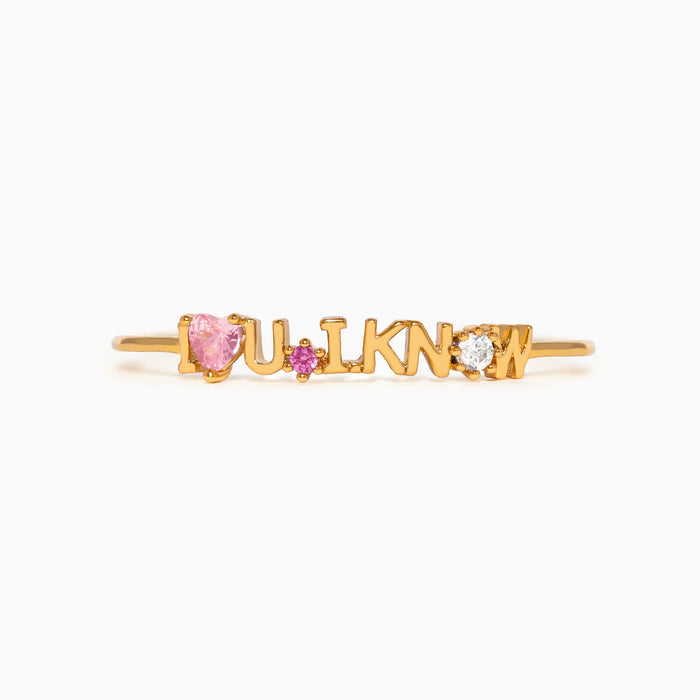 Star Wars™ I Love You, I Know Adjustable Ring