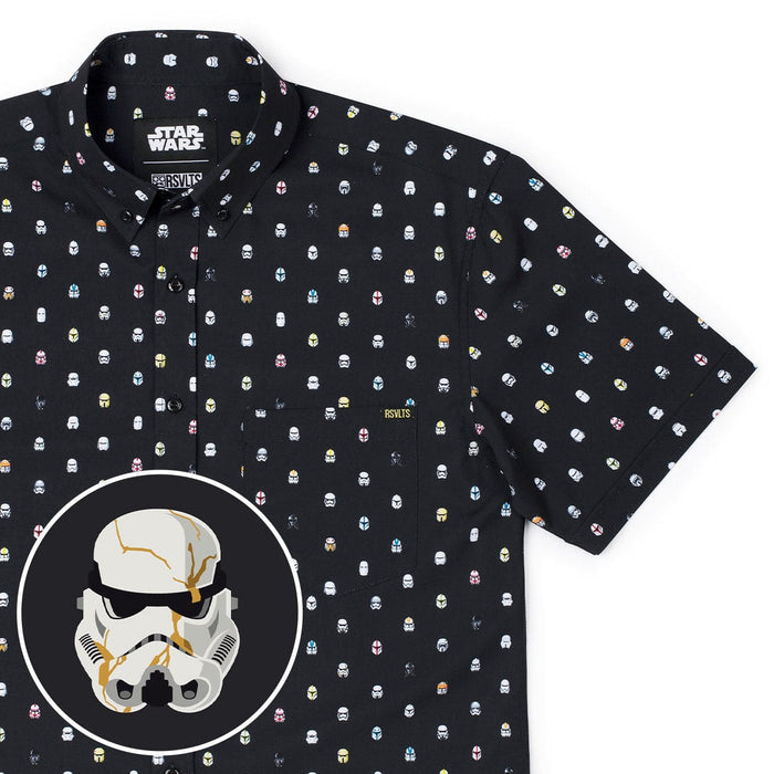 RSVLTS XS Star Wars Short Sleeve Shirt Star Wars™ “Lil Troopers (Dark Side)” – KUNUFLEX Short Sleeve Shirt Star Wars™ “Lil Troopers (Dark Side)” – KUNUFLEX Short Sleeve Shirt