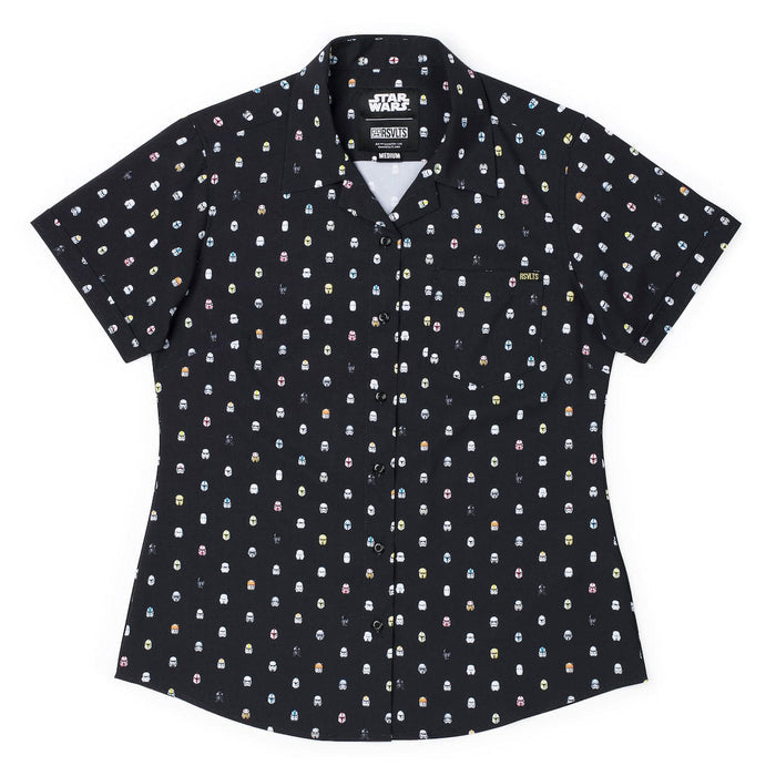 RSVLTS XS Star Wars Women's Short Sleeve Shirt Star Wars™ “Lil Troopers (Dark Side)” – Women's KUNUFLEX Short Sleeve Shirt Star Wars™ “Lil Troopers (Dark Side)” – Women's KUNUFLEX Short Sleeve Shirt