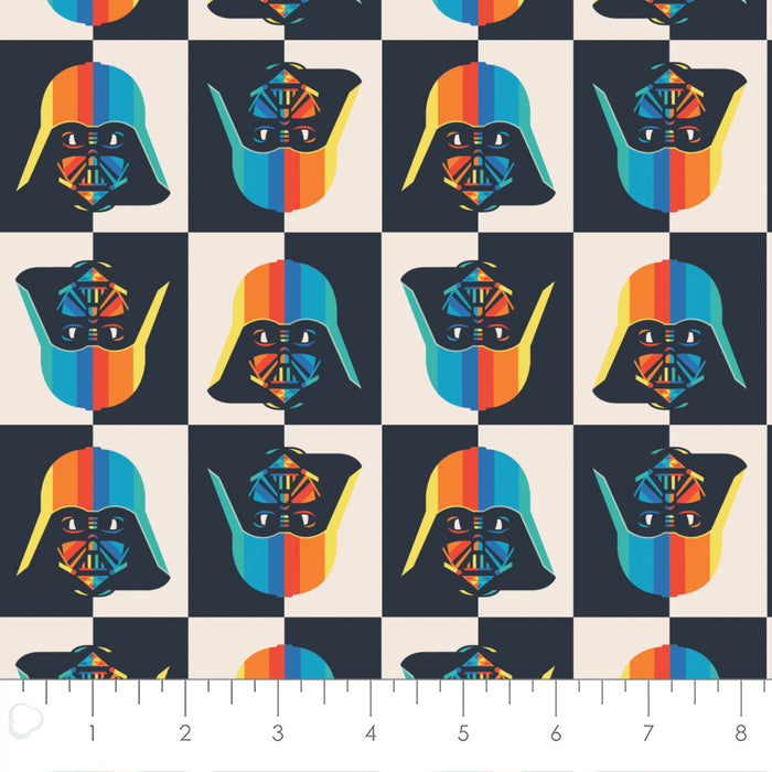 Star Wars Rainbow Darth Vader Fabric, Camelot