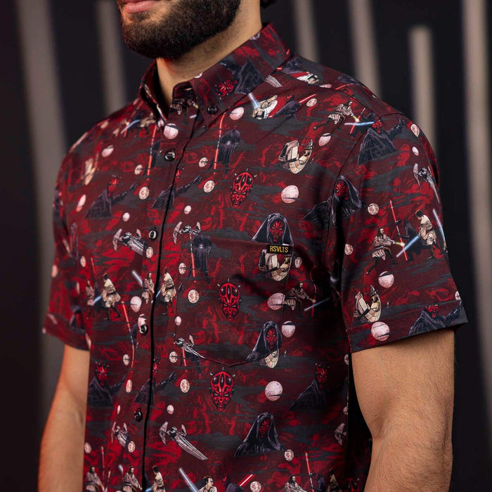 RSVLTS Star Wars Short Sleeve Shirt Star Wars "The Force and the Phantom" – KUNUFLEX Short Sleeve Shirt