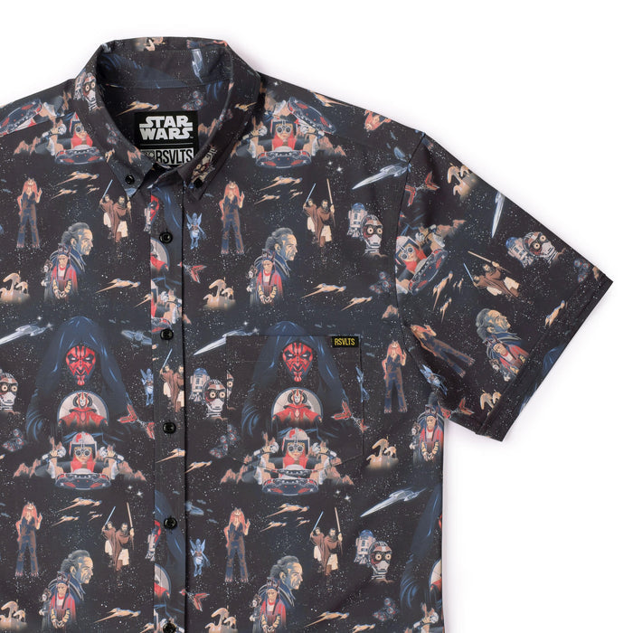 RSVLTS XS Star Wars Short Sleeve Shirt Star Wars™ "The Phantom Menace" – KUNUFLEX Short Sleeve Shirt