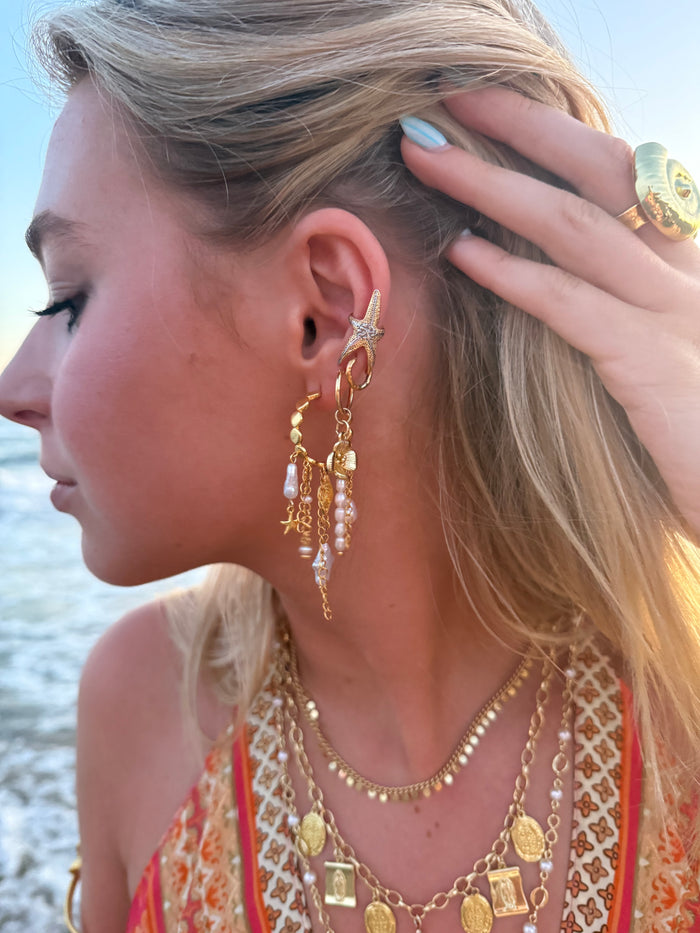 Summer-ready gold jewellery for holiday outfits