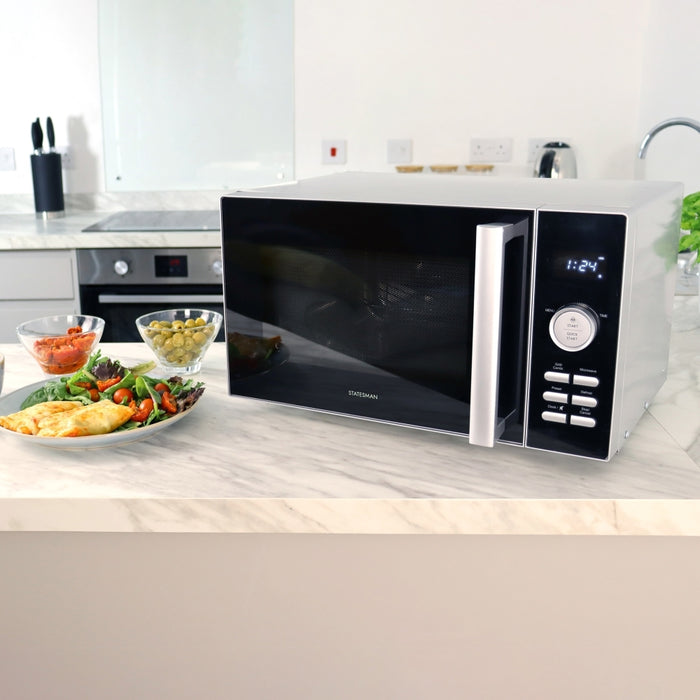 Statesman SKMG0923DSS Microwave with Grill Silver Silver