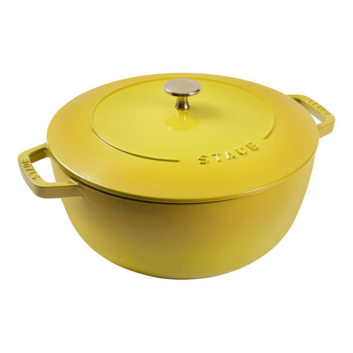 Staub 5.25 Qt French Oven - citron