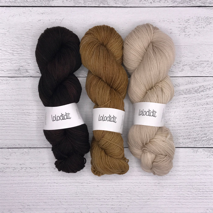 Mo Nighean Donn / 3-skein Kit / Loriginal