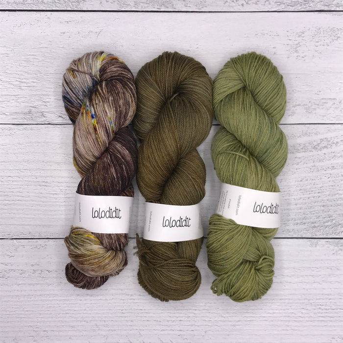 Strands of Time Shawl kit by Lolodidit - KIT