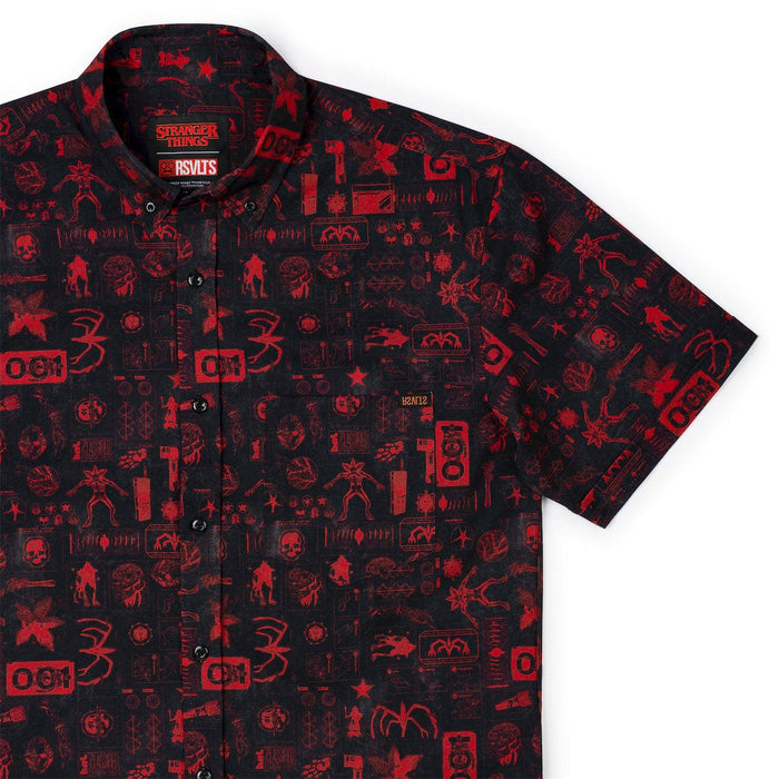 RSVLTS XS Stranger Things Short Sleeve Shirt Stranger Things "The Lab" – KUNUFLEX Short Sleeve Shirt Stranger Things "The Lab" – KUNUFLEX Short Sleeve Shirt