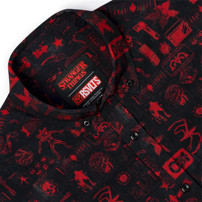 RSVLTS Stranger Things Short Sleeve Shirt Stranger Things "The Lab" – KUNUFLEX Short Sleeve Shirt Stranger Things "The Lab" – KUNUFLEX Short Sleeve Shirt
