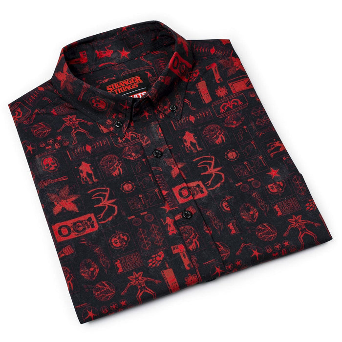 RSVLTS Stranger Things Short Sleeve Shirt Stranger Things "The Lab" – KUNUFLEX Short Sleeve Shirt Stranger Things "The Lab" – KUNUFLEX Short Sleeve Shirt