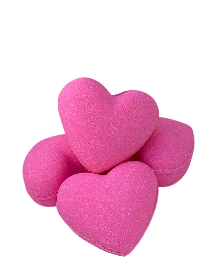 Strawberry Heart Bath Bomb