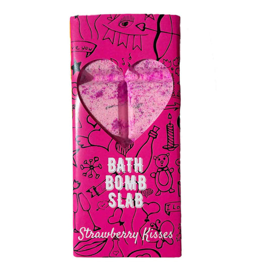 Strawberry Kisses Slab Bath Bomb