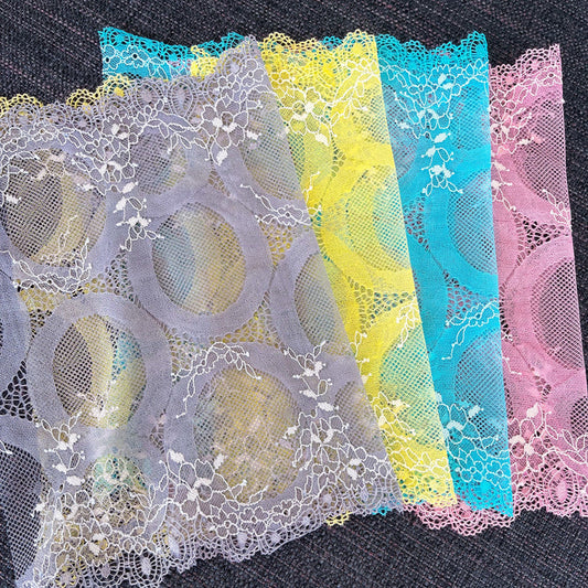 Stretch Lace #403 - 9.25" "Breeze" Dye to Match Lace