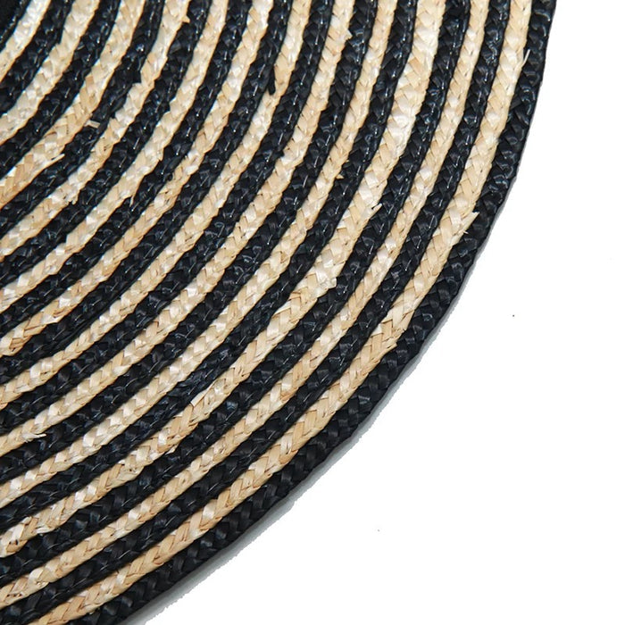 Stripe Wide Brim Visor - Travellers Hat Boutique