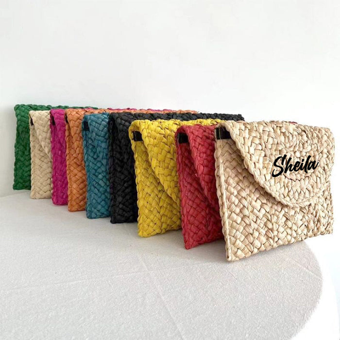 Summer Straw Woven Clutch Travellers Hat Boutique