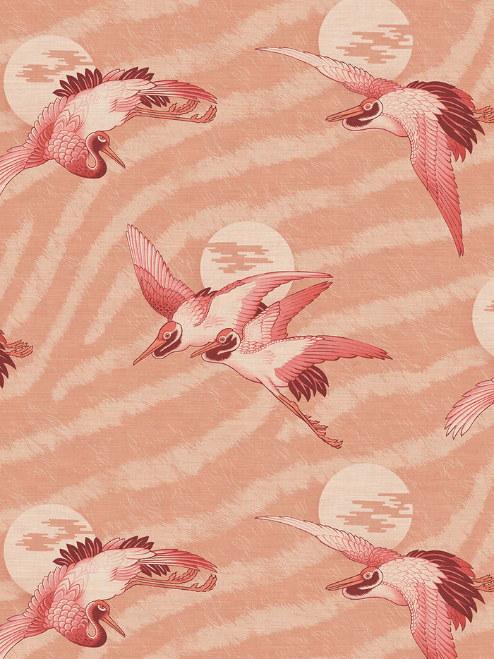 Sunset Dreams Grasscloth Wallpaper Sample