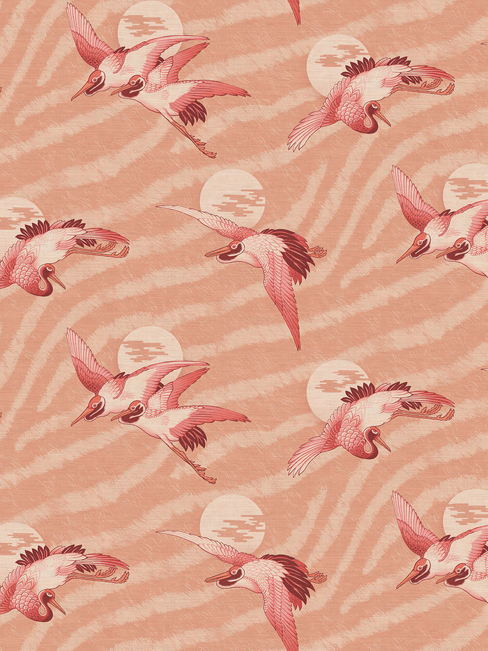 Sunset Dreams Grasscloth Wallpaper Sample