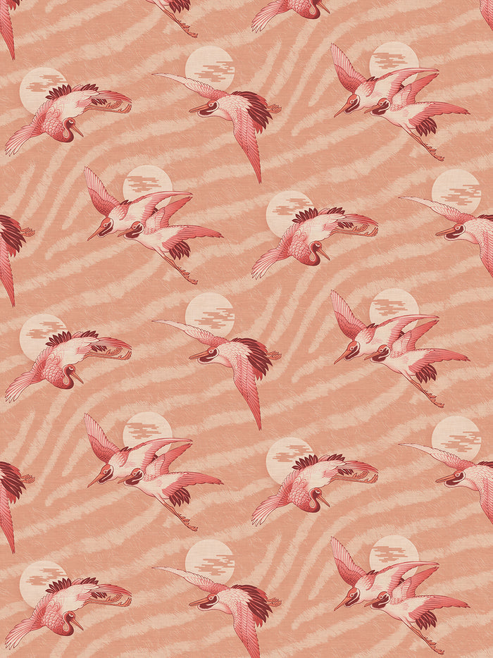 Sunset Dreams Grasscloth Wallpaper Sample