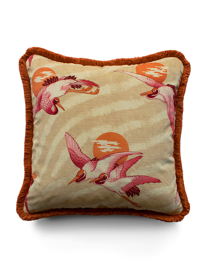 Sunset Dreams Velvet Cushion