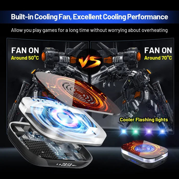 Super console 4x plus built-in cooling fan.
