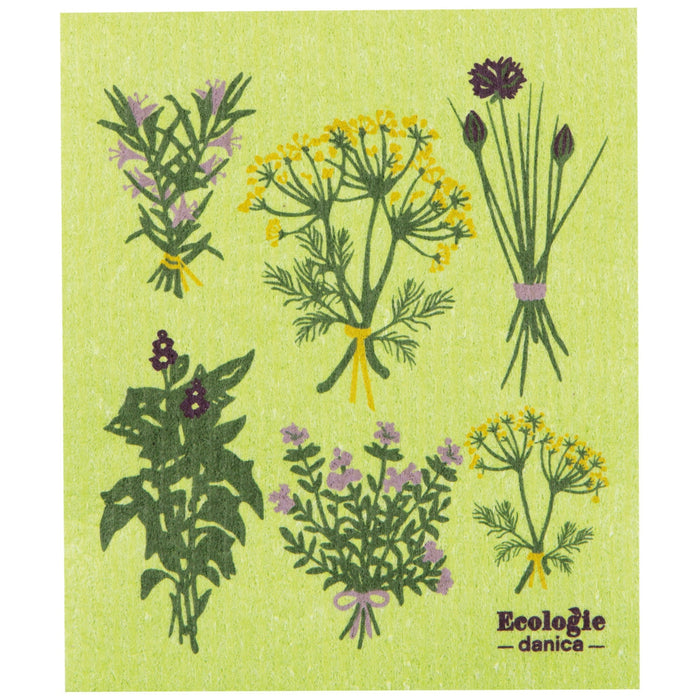 Swedish Dish Cloth - Fresh Herbs