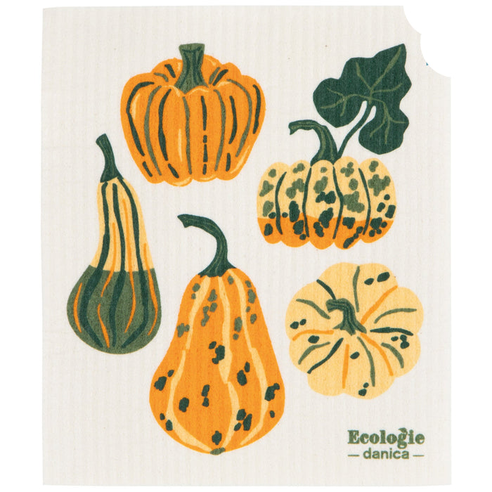 Swedish Dish Cloth - Harvest Gourds
