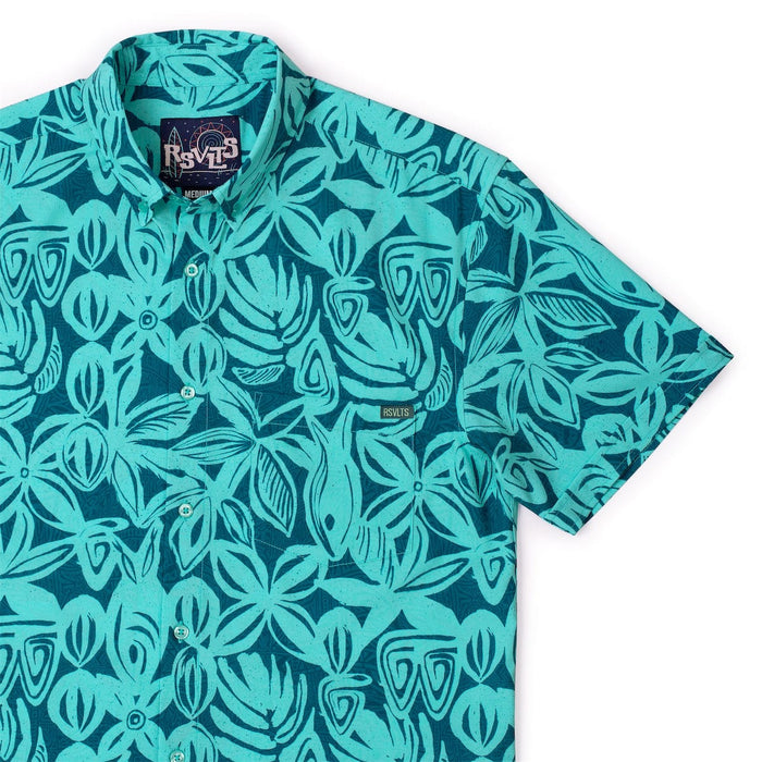 RSVLTS XS RSVLTS Short Sleeve Shirt Sweet Blue Sea – KUNUFLEX Short Sleeve Shirt
