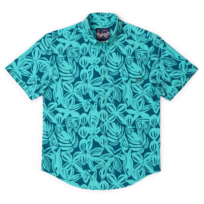 RSVLTS RSVLTS Short Sleeve Shirt Sweet Blue Sea – KUNUFLEX Short Sleeve Shirt