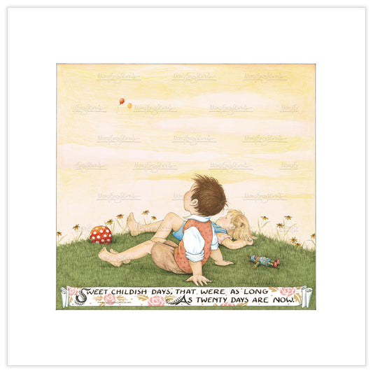 Sweet Childish Days Fine Art Print