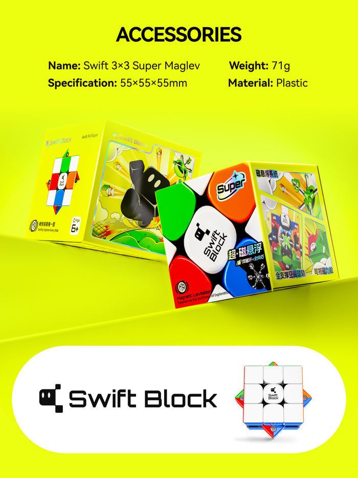 Swift Block Super MagLev Frosted 3x3