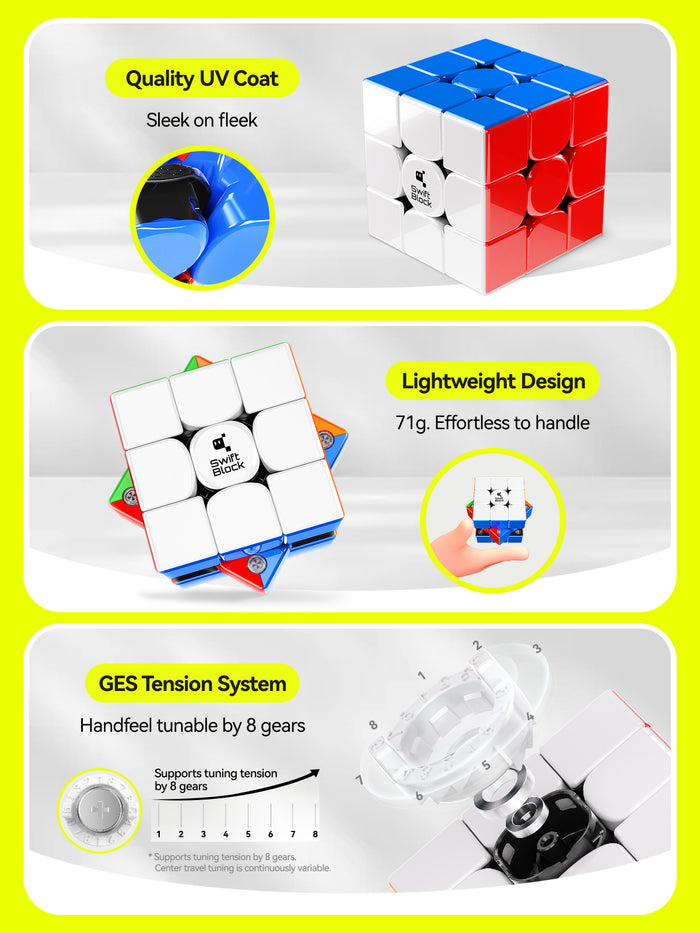 Swift Block Super MagLev Frosted 3x3