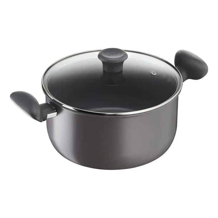 T-FAL 10Pc Hard Titanium Cookware Set - C706SC55