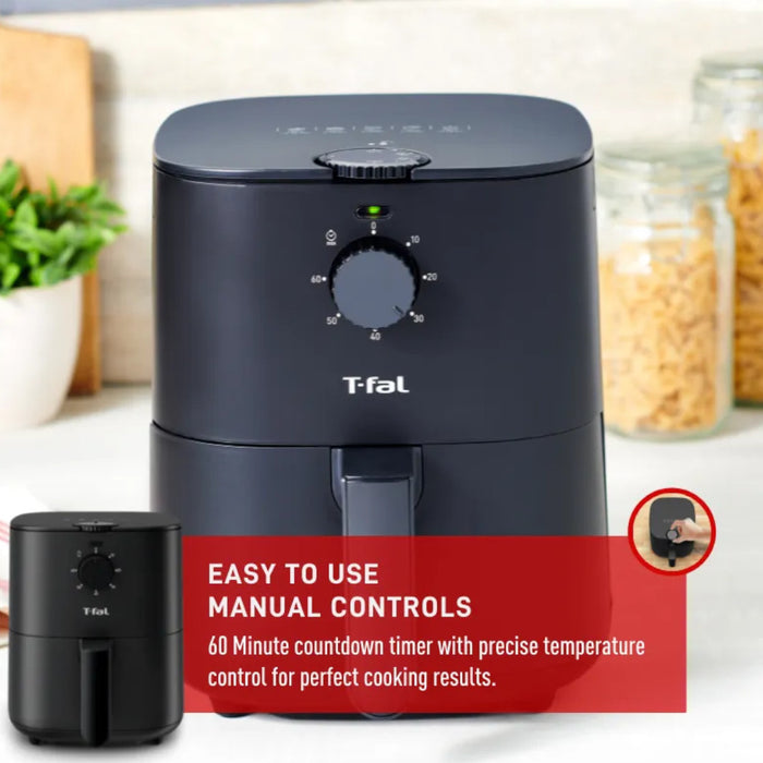 T-FAL 3.5l Easy Fry+ Air Fryer - Blemished package with full warranty - EY130850