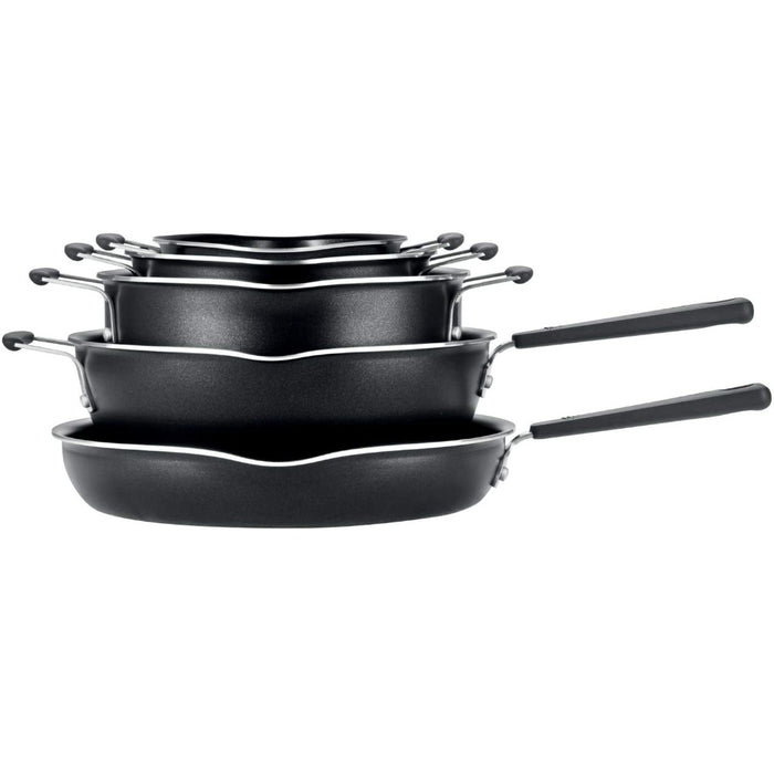 T-FAL Non-Stick Stackables 10pc Cookware Set - B198SA74