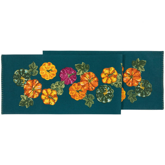 Table Runner - Harvest Gourds