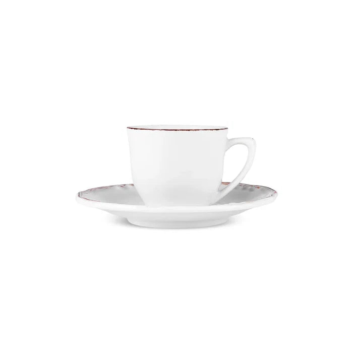 Tasse à thé Karaca Elizabeth Ecru, 180 ml