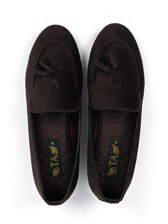 Tassel Velvet Casual Shoes