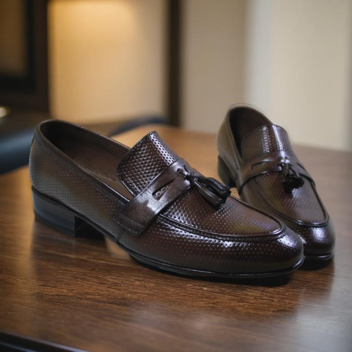Tasseled Leather Shoes