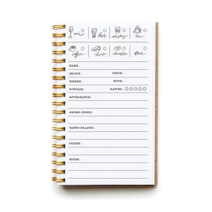 Taste Journal - interior page