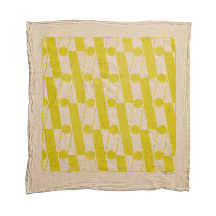Tea Towels in Pesto and Lemongrass (Set of 2)