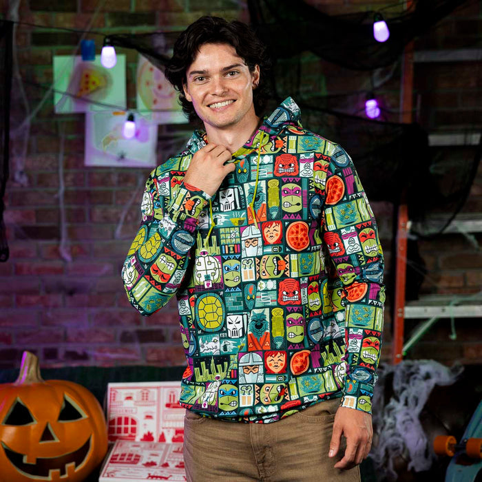 RSVLTS Nickelodeon Performance Hoodie Teenage Mutant Ninja Turtles "Tiki Turtles 2.0" – Performance Hoodie Teenage Mutant Ninja Turtles "Tiki Turtles 2.0" – Performance Hoodie
