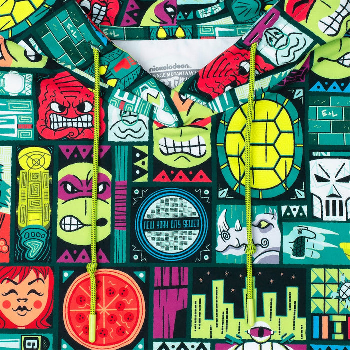 RSVLTS Nickelodeon Performance Hoodie Teenage Mutant Ninja Turtles  "Tiki Turtles – Performance Hoodie Teenage Mutant Ninja Turtles  "Tiki Turtles – Performance Hoodie