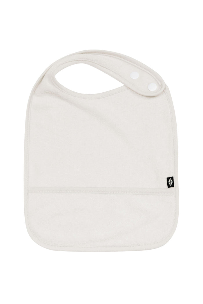 Terry Pocket Bib in Oat