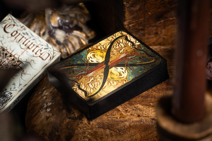 The Corrupted Playing Cards -Teal Twilight Edition