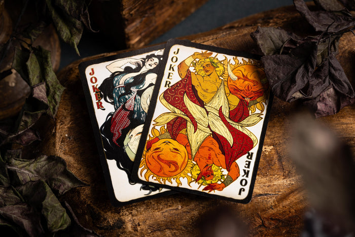 The Corrupted Playing Cards -Teal Twilight Edition