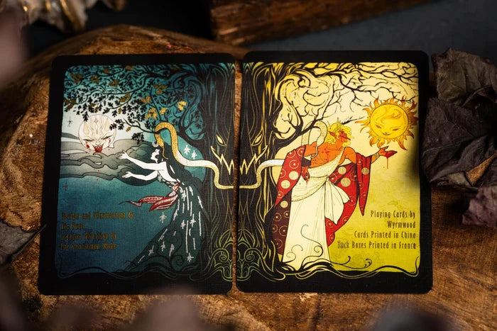 The Corrupted Playing Cards -Teal Twilight Edition