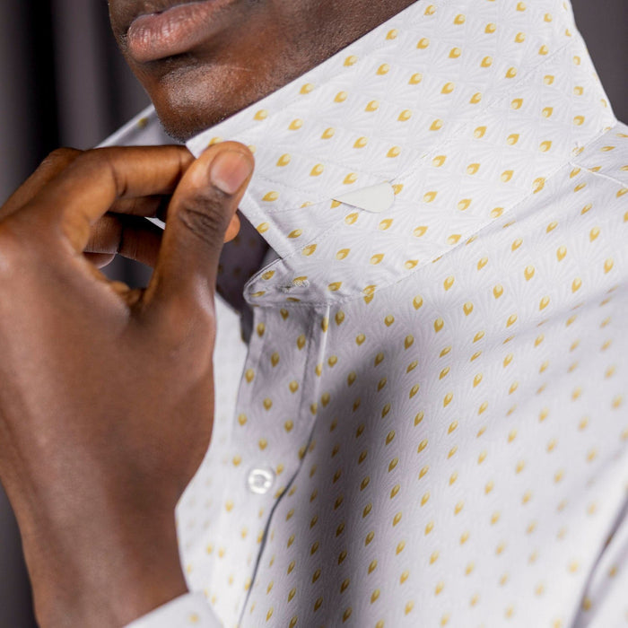 RSVLTS RSVLTS Long Sleeve Shirt The Gatsby Collection 2025 "Bee’s Knees" – Good Looks KUNUFLEX Dress Shirt The Gatsby Collection 2025 "Bee’s Knees" – Good Looks KUNUFLEX Dress Shirt