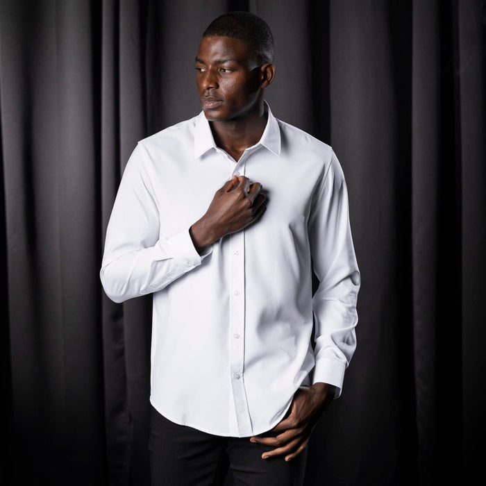 RSVLTS RSVLTS Long Sleeve Shirt The Gatsby Collection 2025 "White" – Good Looks KUNUFLEX Dress Shirt The Gatsby Collection 2025 "White" – Good Looks KUNUFLEX Dress Shirt